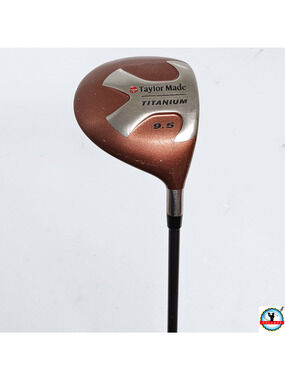 TaylorMade Titanium 9.5° Driver Bubble Graphite Regular RH 45.5" (Bad Grip)